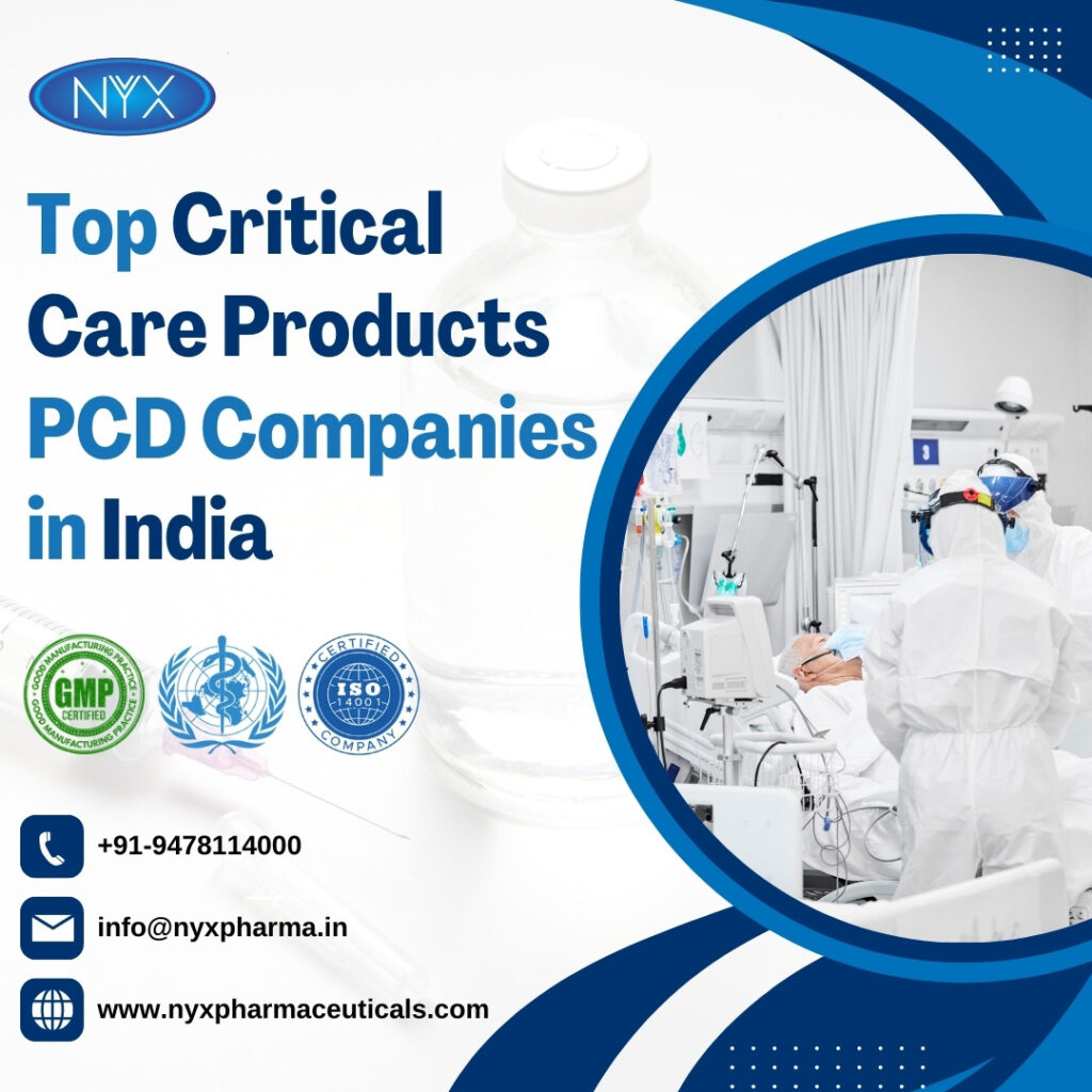 Top Critical Care Products PCD Companies in India