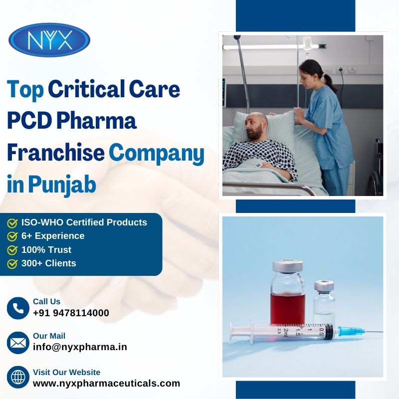 Critical Care PCD Pharma Franchise Company in Punjab